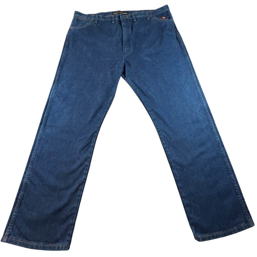 Wrangler 13Original Flame Resistant Denim Jeans 46X32 Blue FR13MWZ Work Pipeline